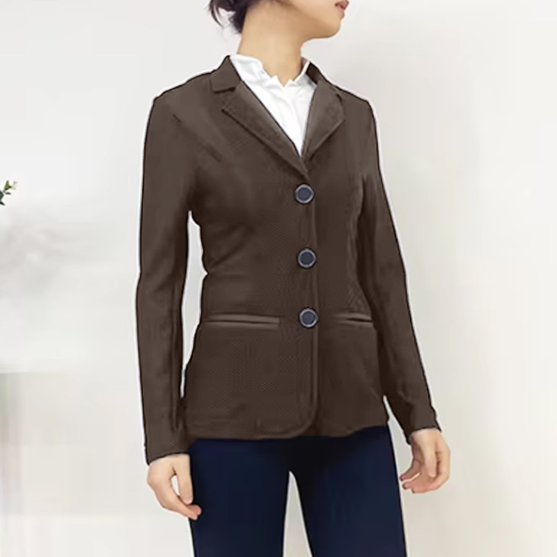 Summer Equestrian Clothing - MXLLINA Breathable Mesh Hole Equestrian Jacket