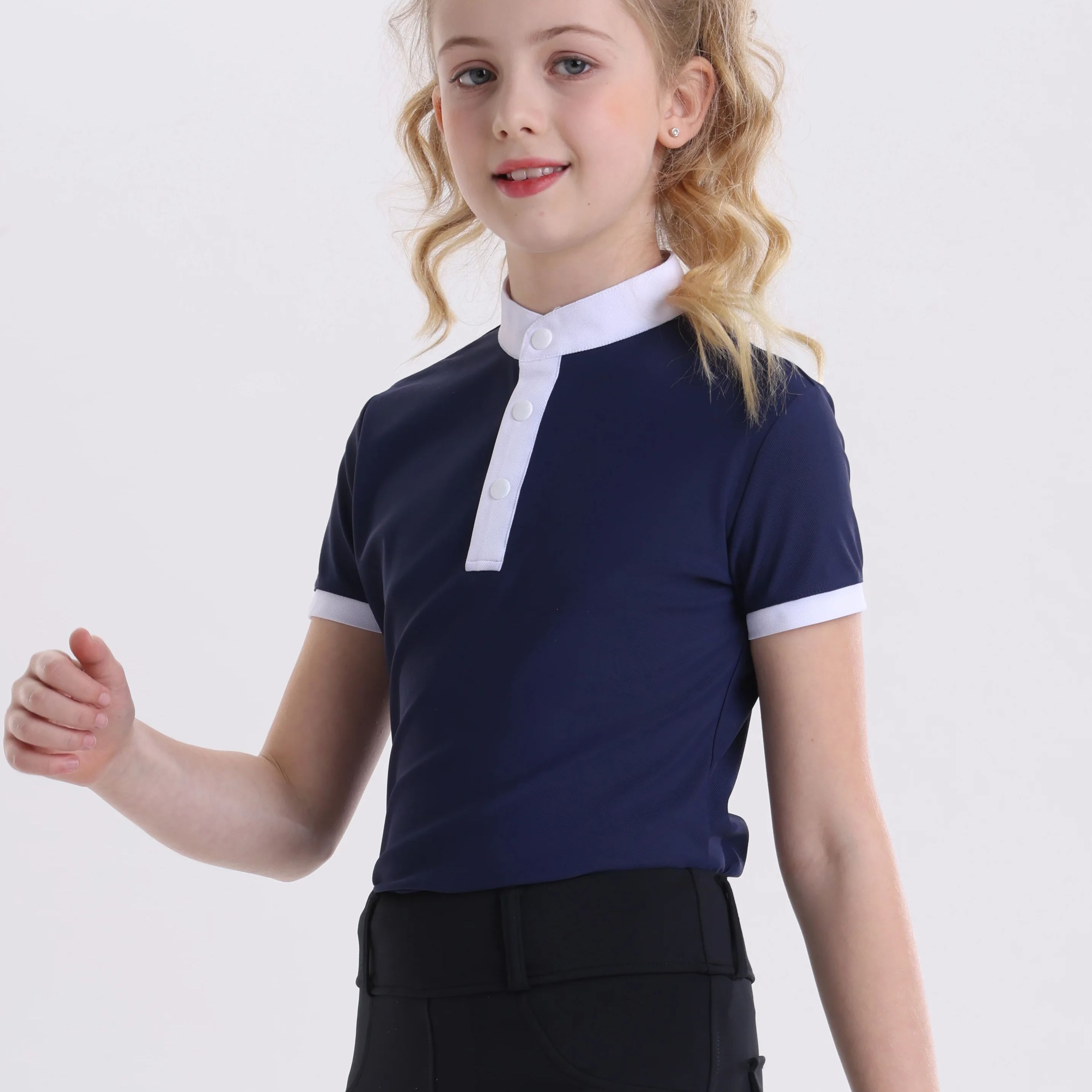 Summer Equestrian Clothing - Summer Children's Short Sleeved Equestrian T-shirt