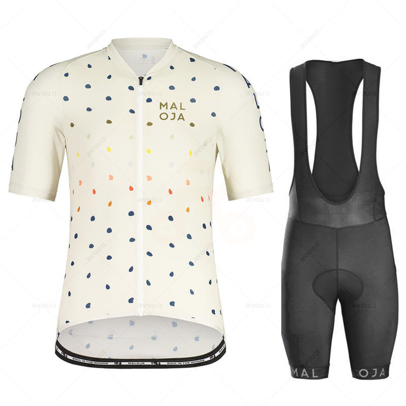 Summer Clothing Men Sale - Maloja Cycling Jersey Clothes Set, Bib