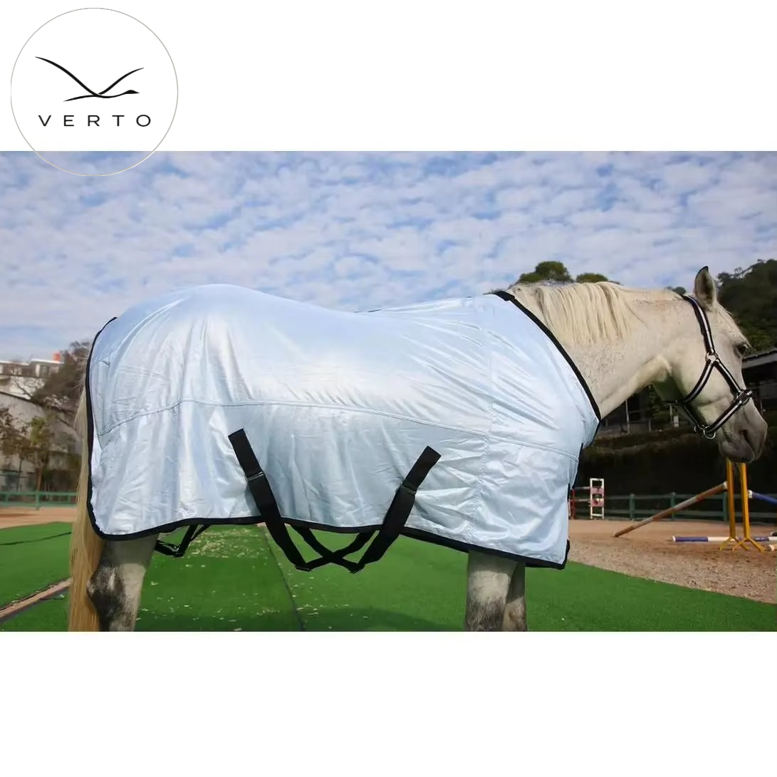 Summer Equestrian Clothing - Mesh Horse Fly Sheet Breathable Equestrian