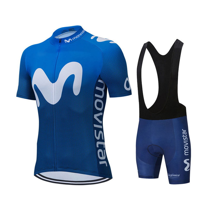 Summer Clothing Men Sale - New Summer Movistar Team Cycling Jersey