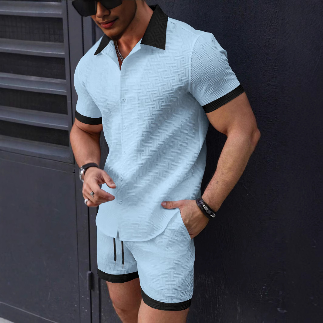 Linen Shorts Men - Matching Sets Trend Men Suit Linen
