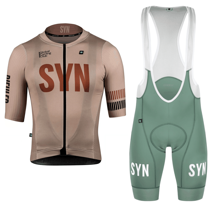 Summer Clothing Men Sale - SYN Brown Cycling Clothing men's short
