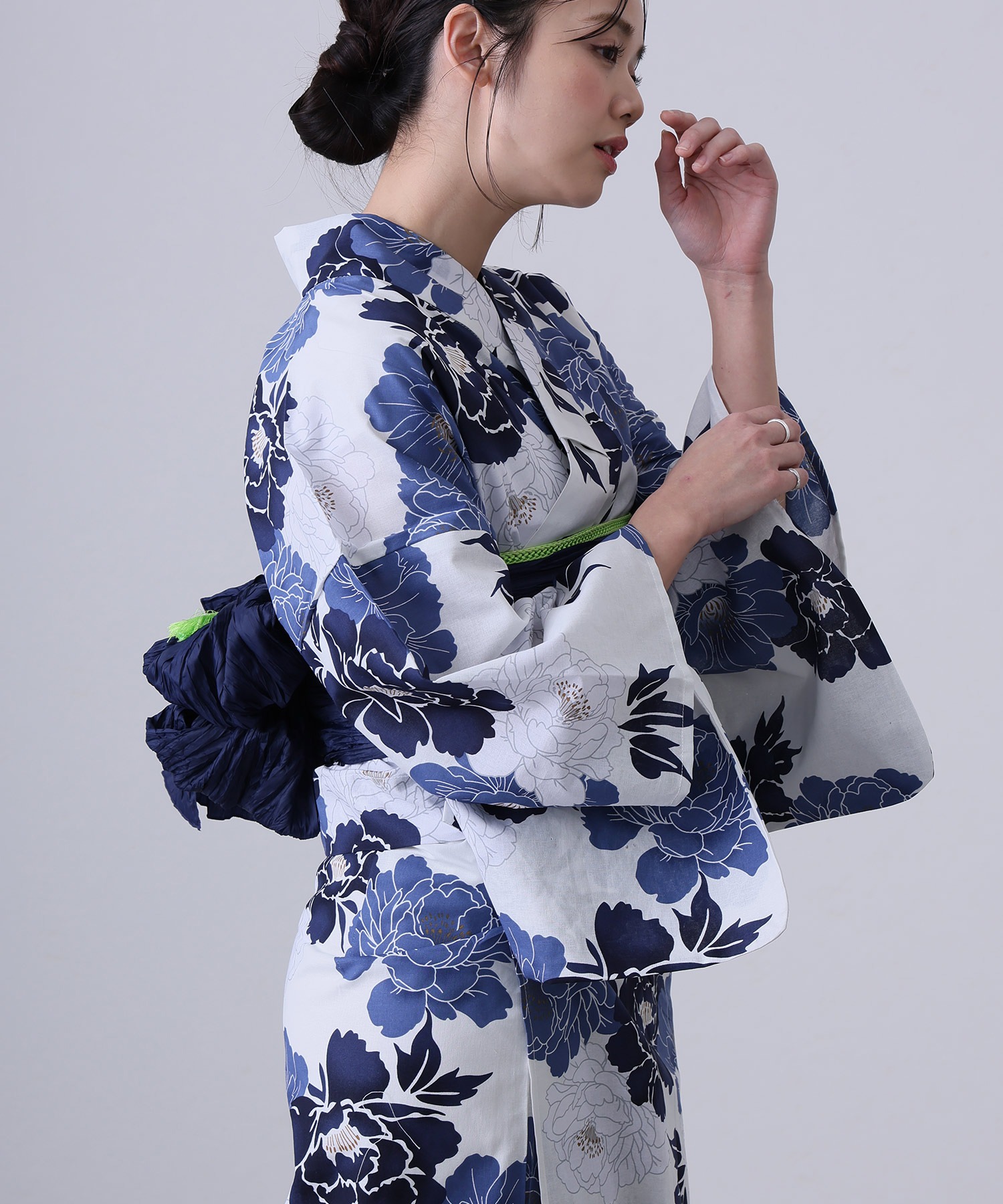 Summer Clothing Girl - Traditional Yukata Kimono Cotton Linen Material