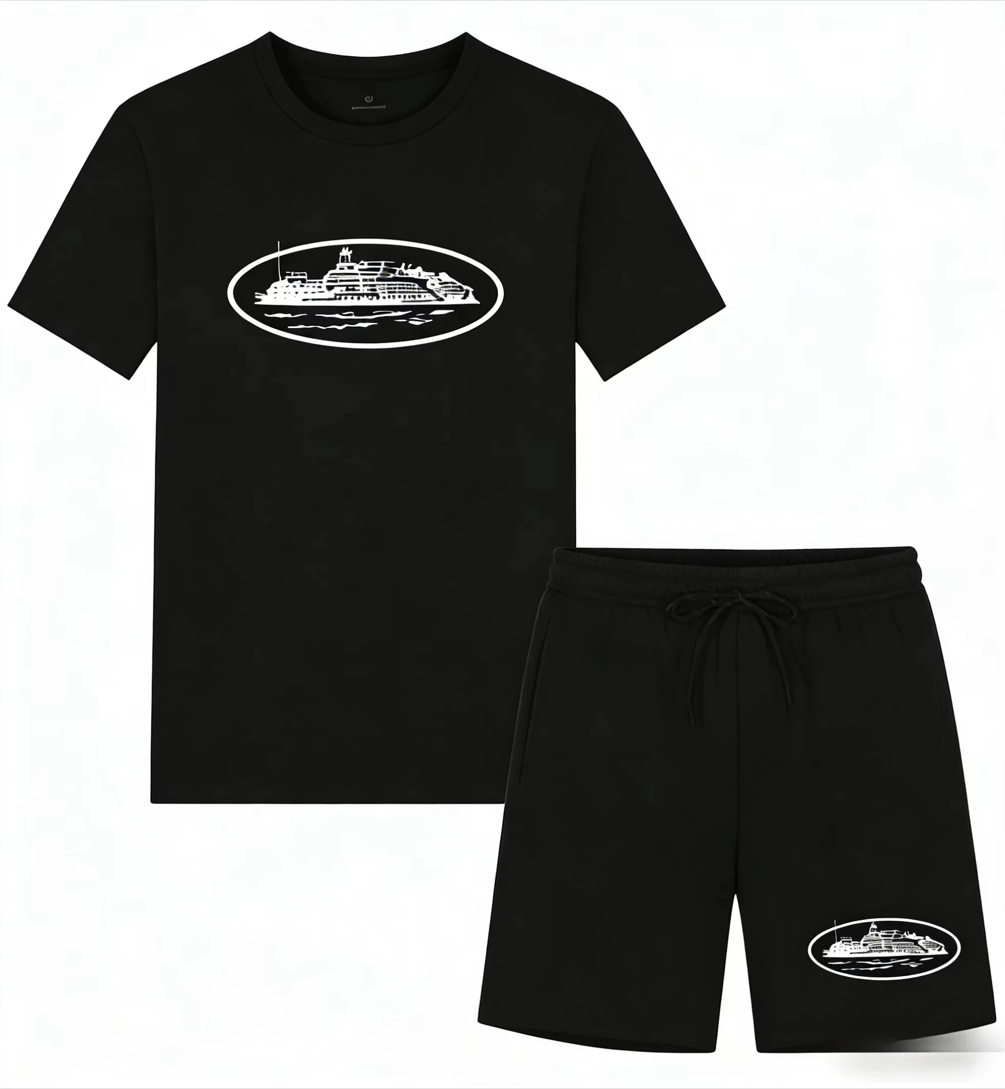 Summer Clothing Men Fashion - 2026 Summer New Small Boat Printed