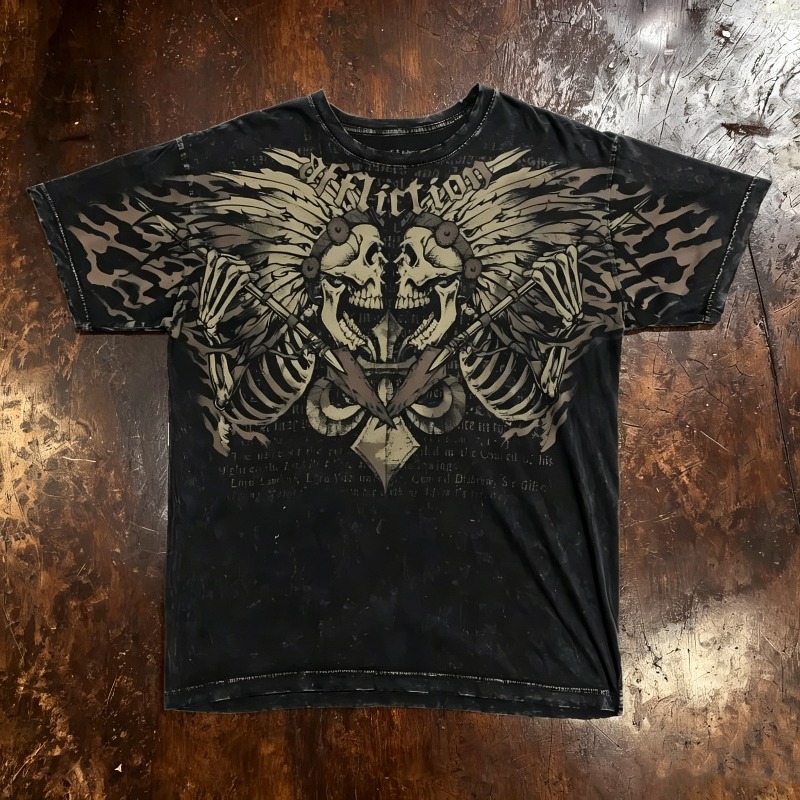 Summer Goth Clothing - European and American Men's Summer New