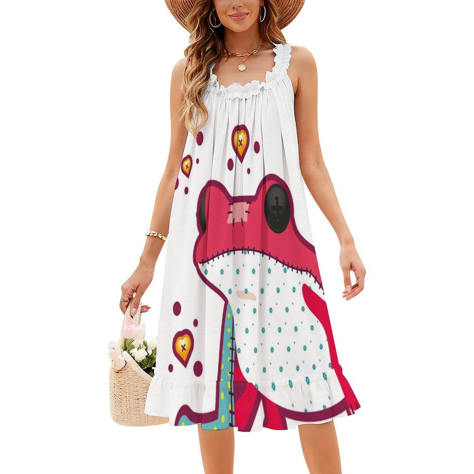 Ragdoll Frog Bohemian Sleevele - Summer Clothing Vacation review and price