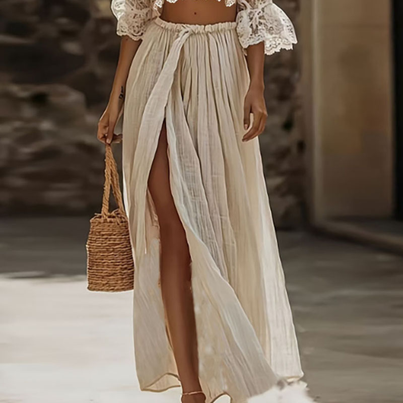 Womens Bohemian Lace Two Piece - Summer Clothing Vacation review and price