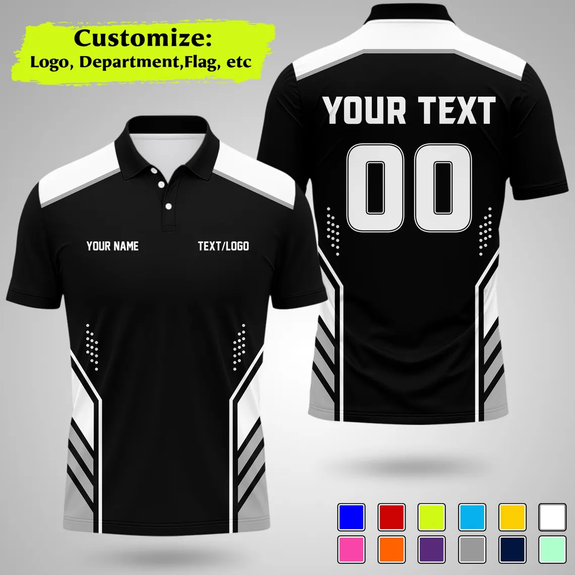 New Personalized Team Polo Shi - Summer Clothing Name review and price