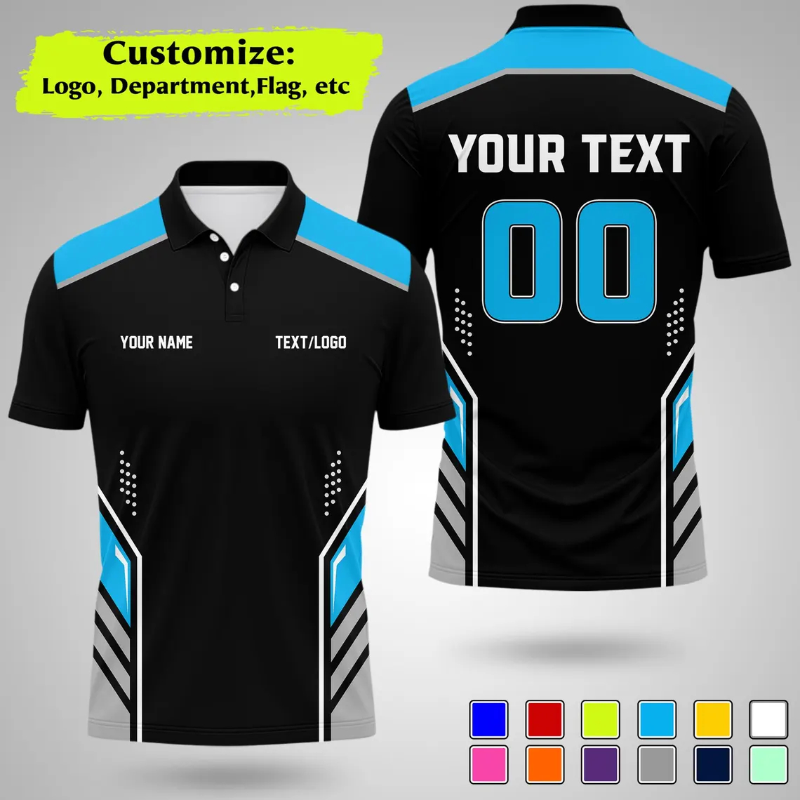 New Personalized Team Polo Shi - Summer Clothing Name review and price