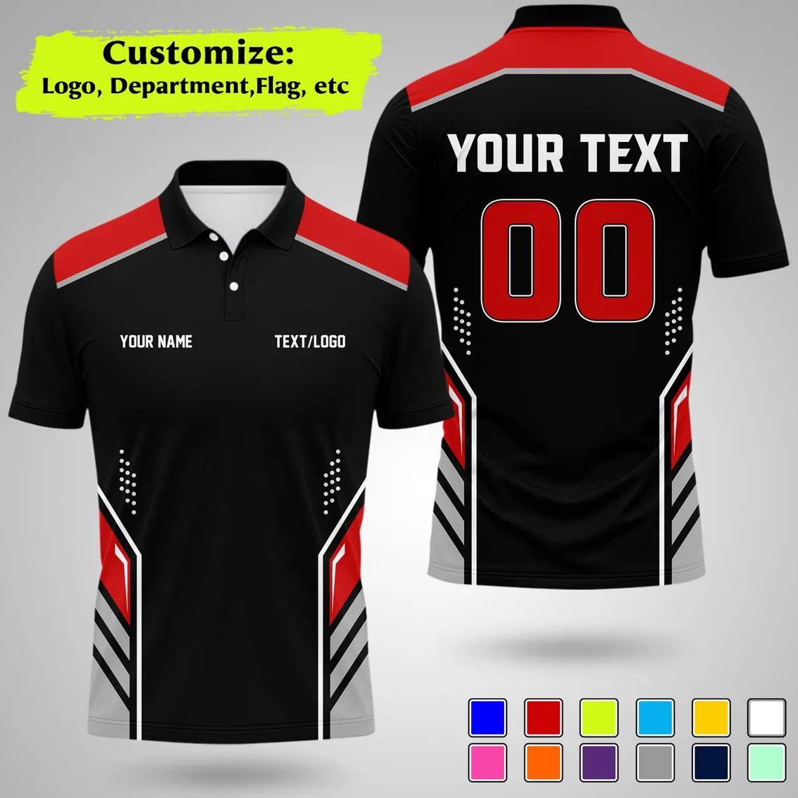 New Personalized Team Polo Shi - Summer Clothing Name review and price