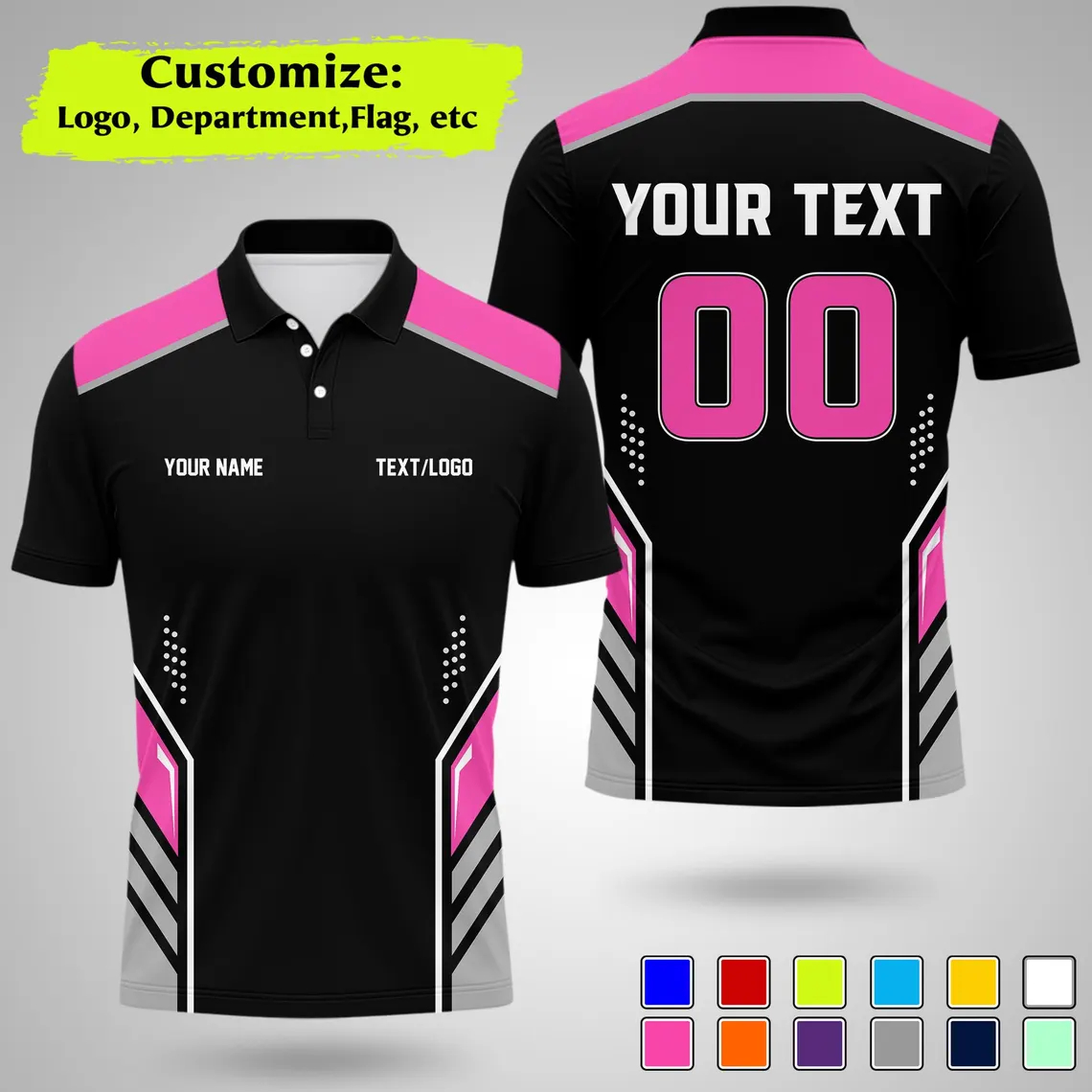 New Personalized Team Polo Shi - Summer Clothing Name review and price