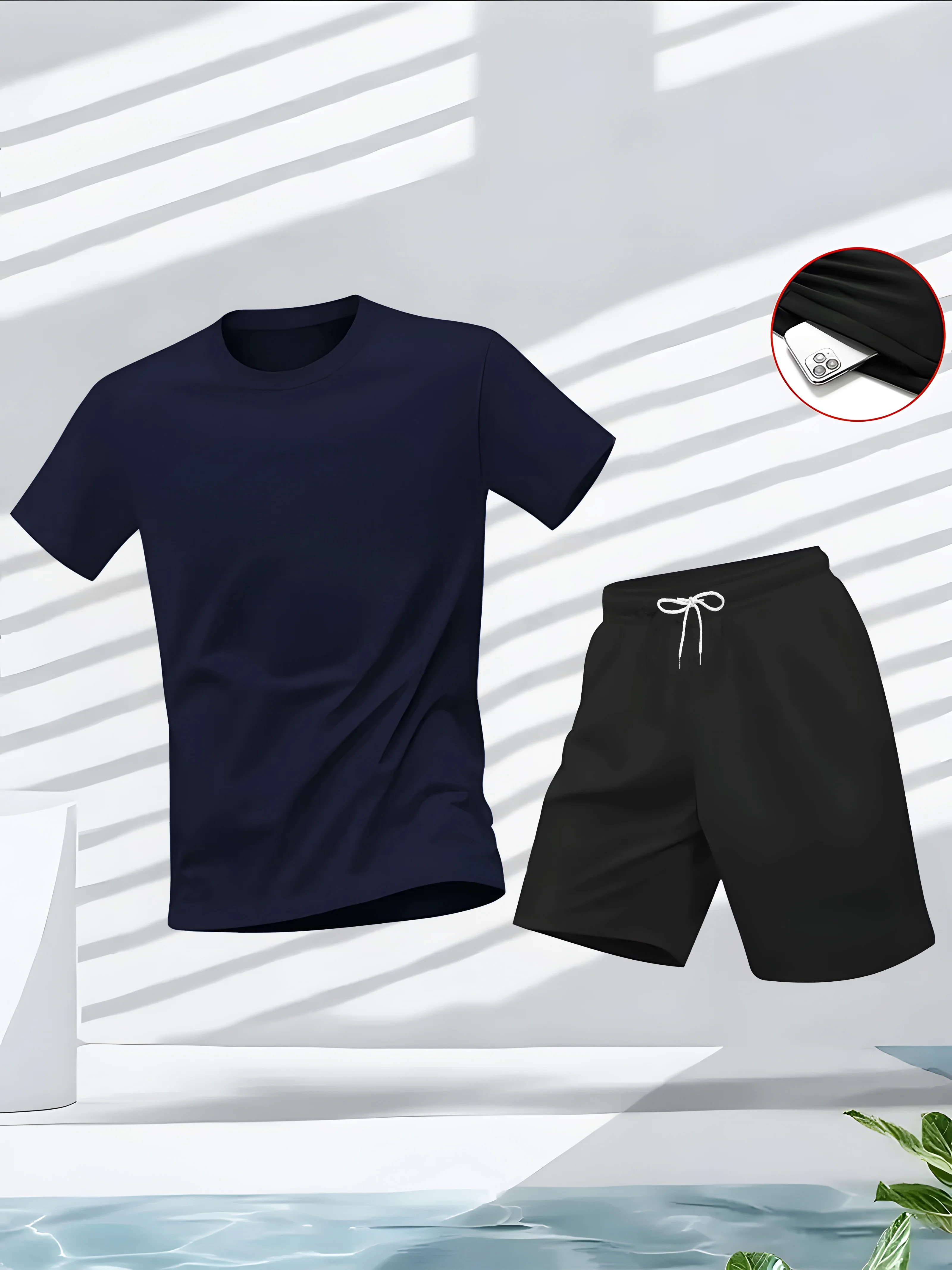 Men's Suit 2pcs Set Fashion Le - Summer Clothing Men Fashion review and price