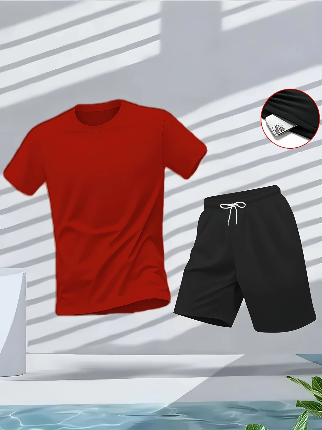 Men's Suit 2pcs Set Fashion Le - Summer Clothing Men Fashion review and price