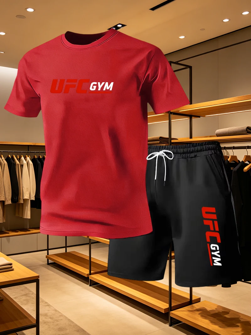 Men's Fashion T-shirt Shorts U - Summer Clothing Men Fashion review and price