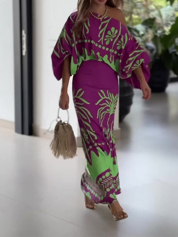 Sexy Women Print Two Piece Set - Summer Clothing Girl review and price