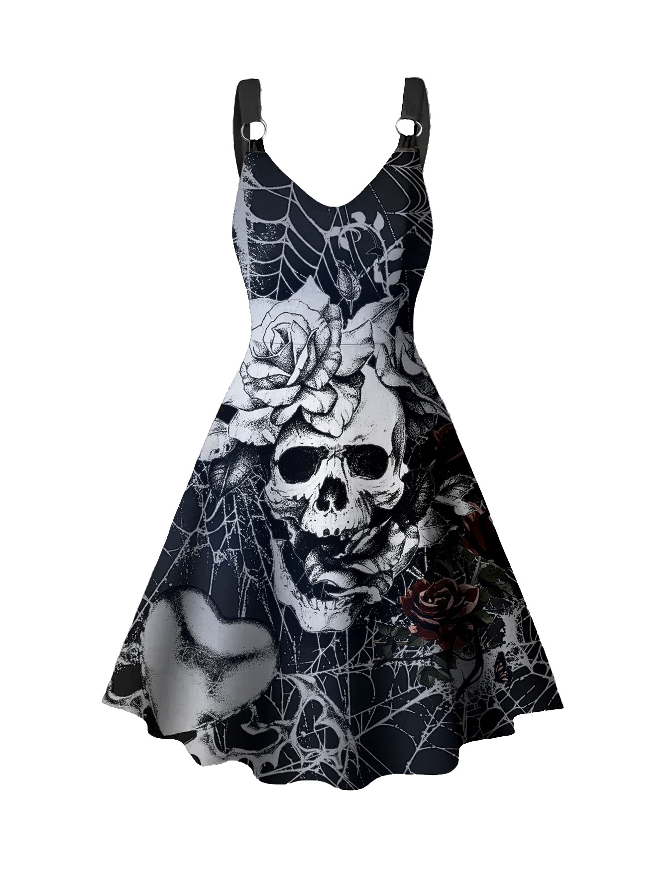 Plus Size Goth Punk Dress Wome - Summer Goth Clothing review and price