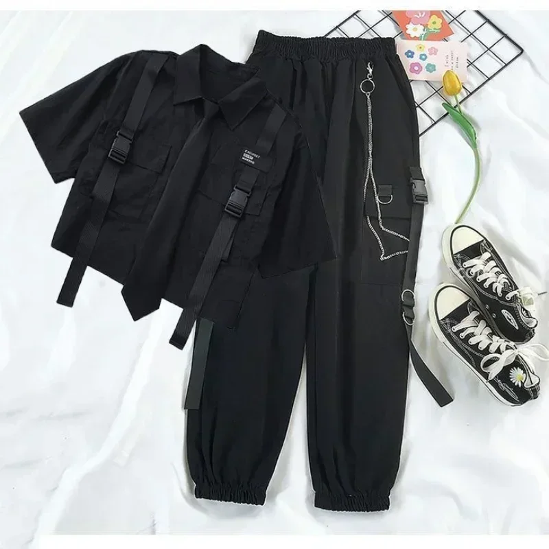 Casual Cargo Pants Suit for Wo - Summer Goth Clothing review and price