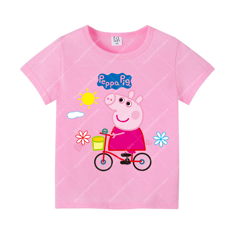 Kids Girl Cute Cotton T-shirt  - Summer Clothing Girl review and price