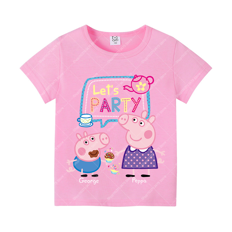 Kids Girl Cute Cotton T-shirt  - Summer Clothing Girl review and price