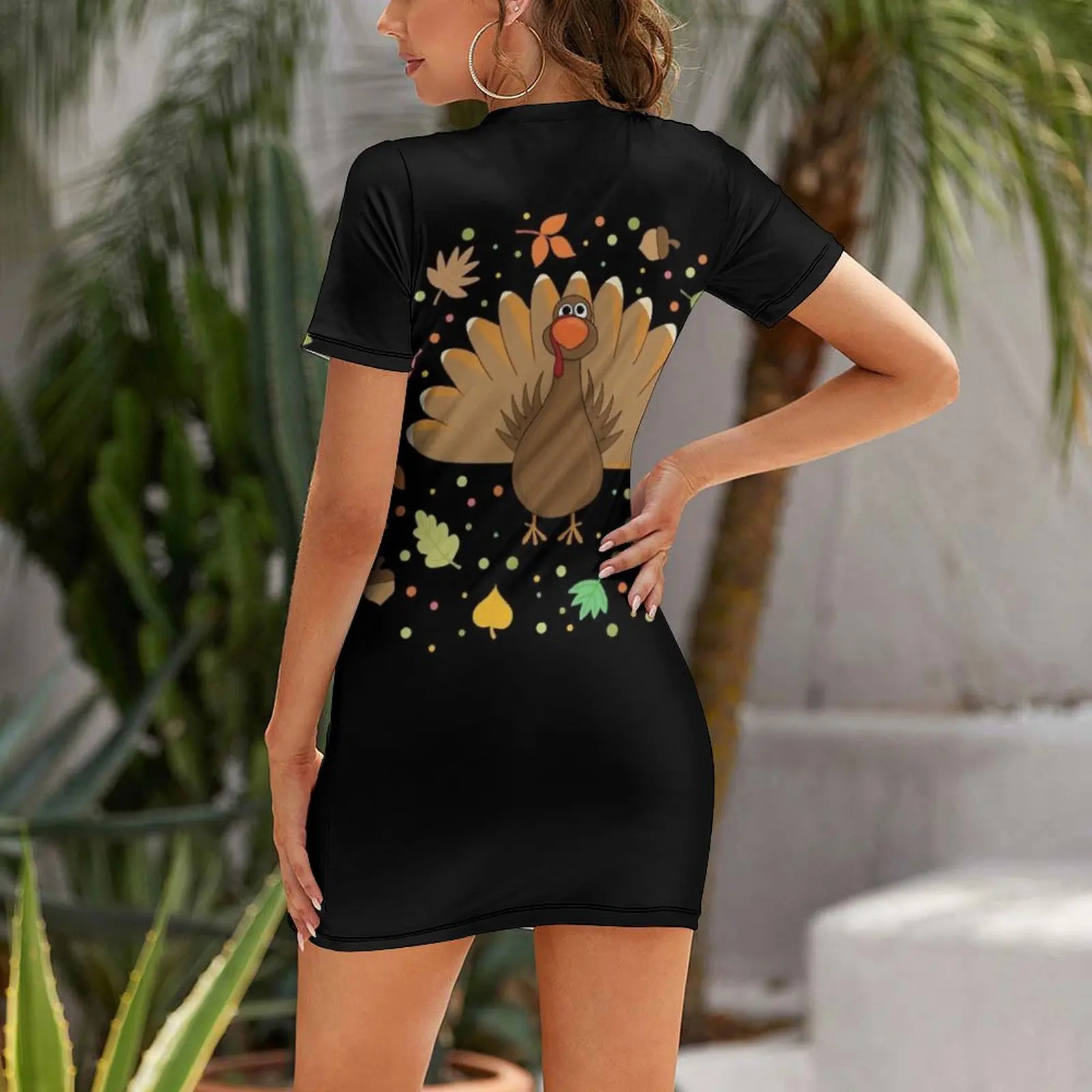 Thanksgiving Turkey Short-Slee - Summer Clothing Trends For Women 2026 review and price