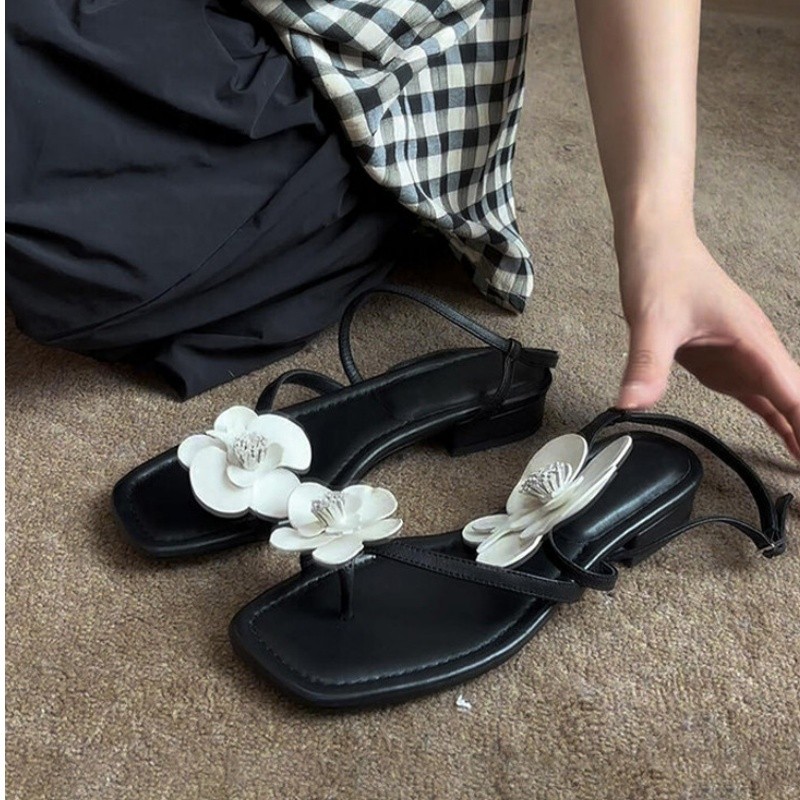 Wonen  Flower Clip Toe High Sa - Summer Clothing Sale review and price