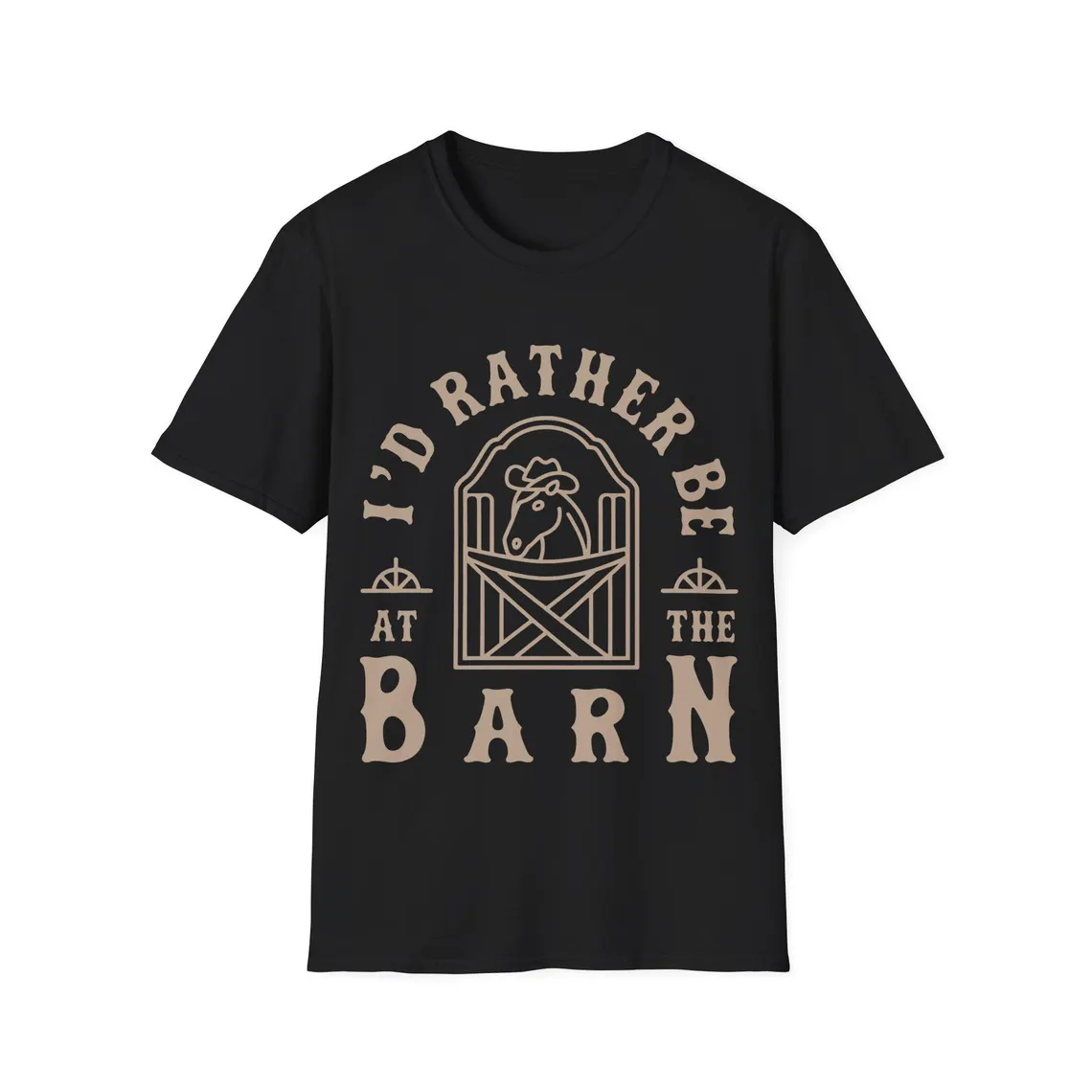I'd Rather Be At The Barn T-Sh - Summer Equestrian Clothing review and price