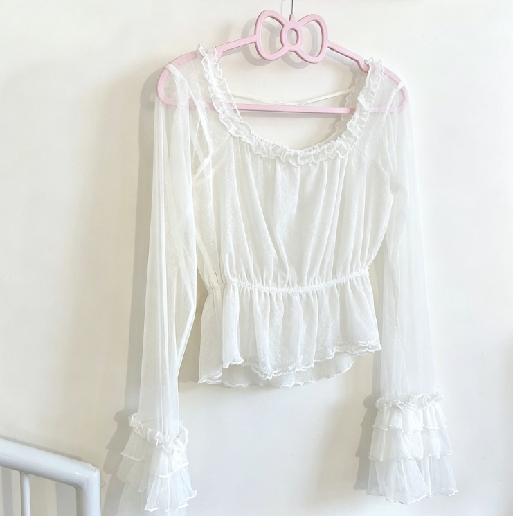 Japanese Sweet Lolita Blouses  - Summer Goth Clothing review and price