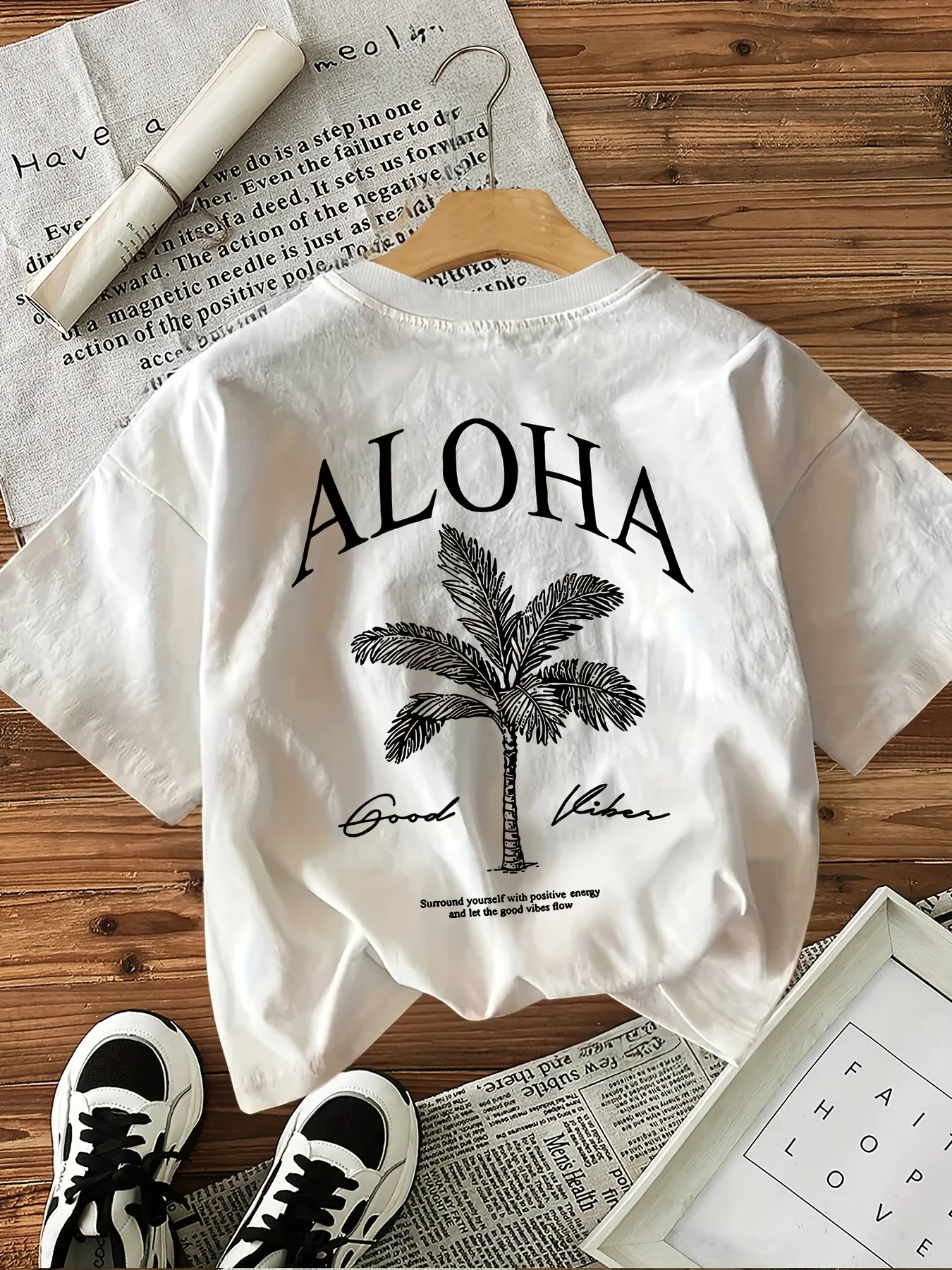 Women's Aloha Good Vibes Graph - Summer Clothing Vibes review and price