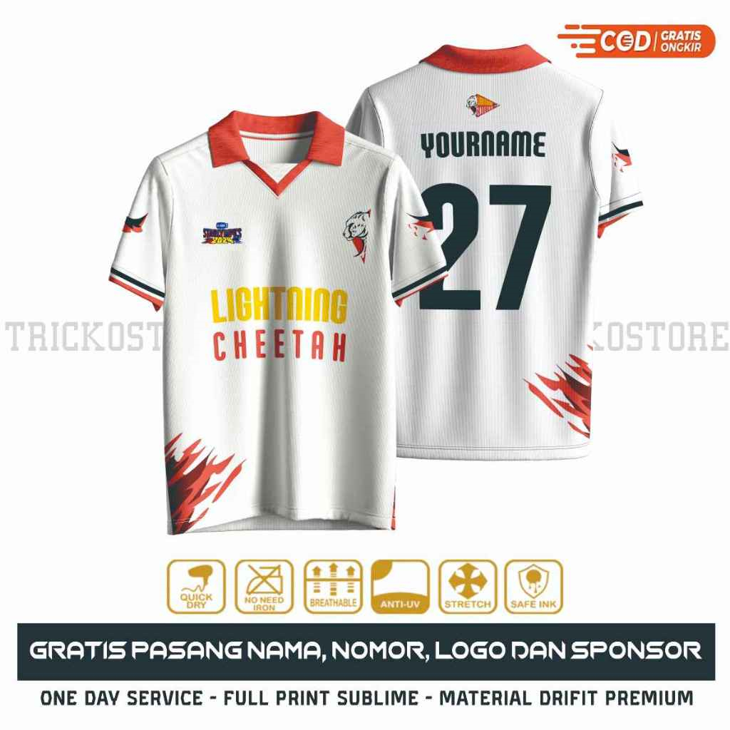 GMMTV LIGHTNING CHEETAH JERSEY - Summer Clothing Name review and price